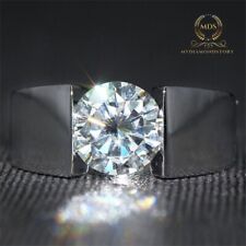 Moissanite men wedding for sale  Shipping to Ireland