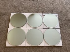 Six mirrored vase for sale  FAVERSHAM