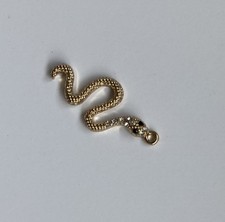 Anhänger schlange goldfarben gebraucht kaufen  Jena