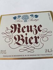 étiquette bière reuze d'occasion  Hazebrouck
