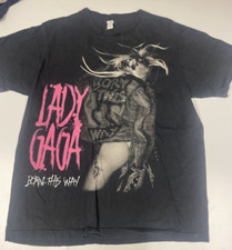 Camiseta preta média Lady Gaga Born This Way  comprar usado  Enviando para Brazil