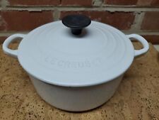 Creuset white enamel for sale  Stoughton