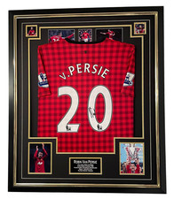 Camisa autografada emoldurada United Legend Robin Van Persie assinada comprar usado  Enviando para Brazil