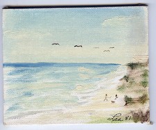 Miniature oil painting for sale  Turtletown