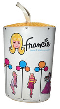Vintage Barbie FRANCIE ESTOJO OVAL MOD ern Cousin 1965 Mattel #1023 comprar usado  Enviando para Brazil