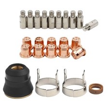 24 piezas de puntas de consumibles de antorcha de corte por plasma se aplican en soldadura para CUT-55DS Pro segunda mano  Embacar hacia Mexico