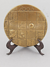 Medaille calendaire 2003 d'occasion  Gujan-Mestras
