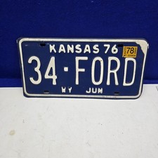 1934 kansas license for sale  Kansas City