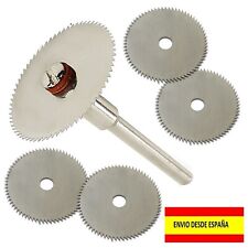 SET DE 5 DISCOS DE CORTE Y V�STAGO DE FIJACION PARA DREMEL MANUALIDADES MAQUETAS, usado comprar usado  Enviando para Brazil