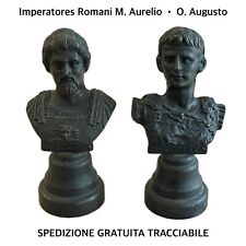 Busti metallo imperatori usato  Pomezia