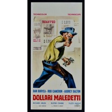 Locandina dollari maledetti usato  Nocera Superiore