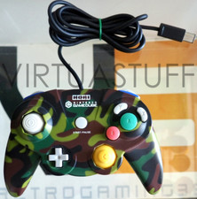 Usado, Hori Pad Cube Gamecube Controller, Camouflage Green GC WII Gamepad, Japan Market comprar usado  Enviando para Brazil