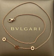 AUTÊNTICA CORRENTE DE ELOS REDONDOS BVLGARI BULGARI OURO ROSA 18K, APROX. RET USD US$ 1.900,0 comprar usado  Enviando para Brazil