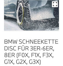 Bmw 5er schneeketten gebraucht kaufen  München