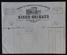 Invoice poitiers 1848 d'occasion  Expédié en Belgium