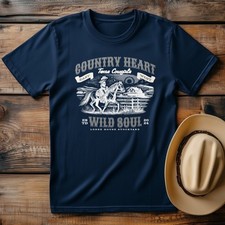 Country heart shirt for sale  WEYMOUTH