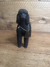 Black poodle figurine for sale  AYLESFORD