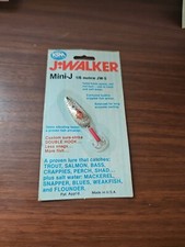 vintage NOS J Walker mini-J 1/8 Oz. Isca de pesca JW-5, usado comprar usado  Enviando para Brazil