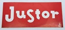 Adesivo stickers justor usato  Bologna