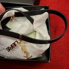 Collier cuir ras d'occasion  Chasseneuil-sur-Bonnieure