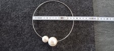 Halsreif modeschmuck silberfar gebraucht kaufen  Solingen