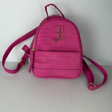 Mochila Juicy Couture mini logotipo rosa quente padrão ouro ferragens bolsos comprar usado  Enviando para Brazil