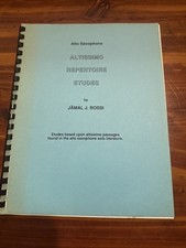 Usado, Livro de música saxofone alto Altissimo repertório estudos por Jamal J. Rossi  comprar usado  Enviando para Brazil