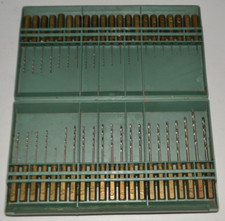 Conjunto de brocas de medição Anderson e Forrester com original. Estojo plástico comprar usado  Enviando para Brazil