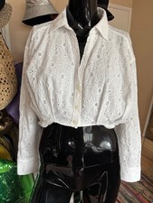 Crop top blanc d'occasion  Villefranche-de-Lauragais
