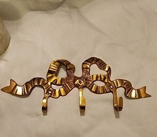 Usado, Gancho de toalha de parede arco latão maciço vintage chaveiro cabide comprar usado  Enviando para Brazil