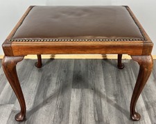 Footstool vintage walnut for sale  ROCHFORD
