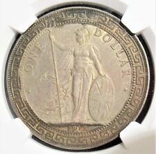 Gran Bretagna: Dollaro Commerciale Di Giorgio V 1912-B AU53 NGC., usado comprar usado  Enviando para Brazil