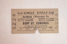 Railway ticket btc for sale  BANBURY
