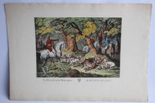 gravure chasse courre d'occasion  Seyssel