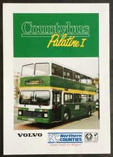 Folheto de especificações de vendas de ônibus VOLVO Countybus Palatine I c1994/95, usado comprar usado  Enviando para Brazil