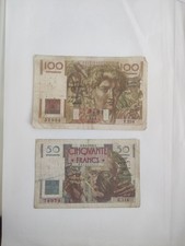 Lot ancien billets d'occasion  Lempdes-sur-Allagnon