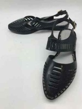 Sandálias planas Melissa + Jason W pretas tamanho 9 usadas comprar usado  Enviando para Brazil