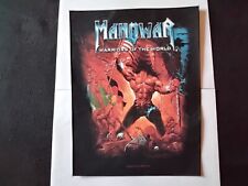 Manowar backpatch riginal gebraucht kaufen  Mannheim