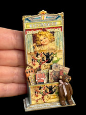 Casa de bonecas miniatura ursinho de pelúcia brinquedo francês teatro coffre D'Emilie FRANÇA artesão comprar usado  Enviando para Brazil