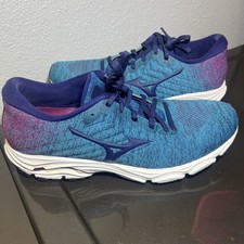🔥Tênis de corrida feminino Mizuno Wave Inspire 16 Waveknit azul tamanho 11 comprar usado  Enviando para Brazil
