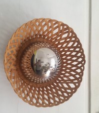 Vintage wicker metal d'occasion  Expédié en Belgium