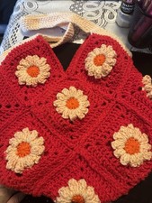 sacola tote de crochê quadrada vovó comprar usado sacola tote de crochê quadrada vovó comprar usado  Enviando para Brazil