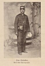 Briefträger in San Salvador anno 1899 - Historische Abb. von 1899 comprar usado  Enviando para Brazil