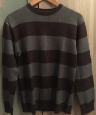 Pull rayé gris d'occasion  Mandres-les-Roses