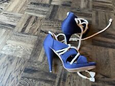Pumps royalblau sandalette gebraucht kaufen  Tauberbischofsheim