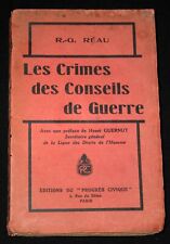 Crimes conseils guerre d'occasion  Châteaudun