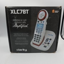 Clarity XLC7BT Juego de Teléfono para Llamadas de Hogar y Celular Amplificado  segunda mano  Embacar hacia Mexico