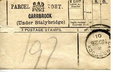 Parcel post label for sale  WELWYN