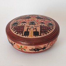 Scatola tonda ceramica usato  Palermo