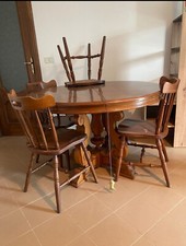 Tavolo tondo legno usato  Borgaro Torinese